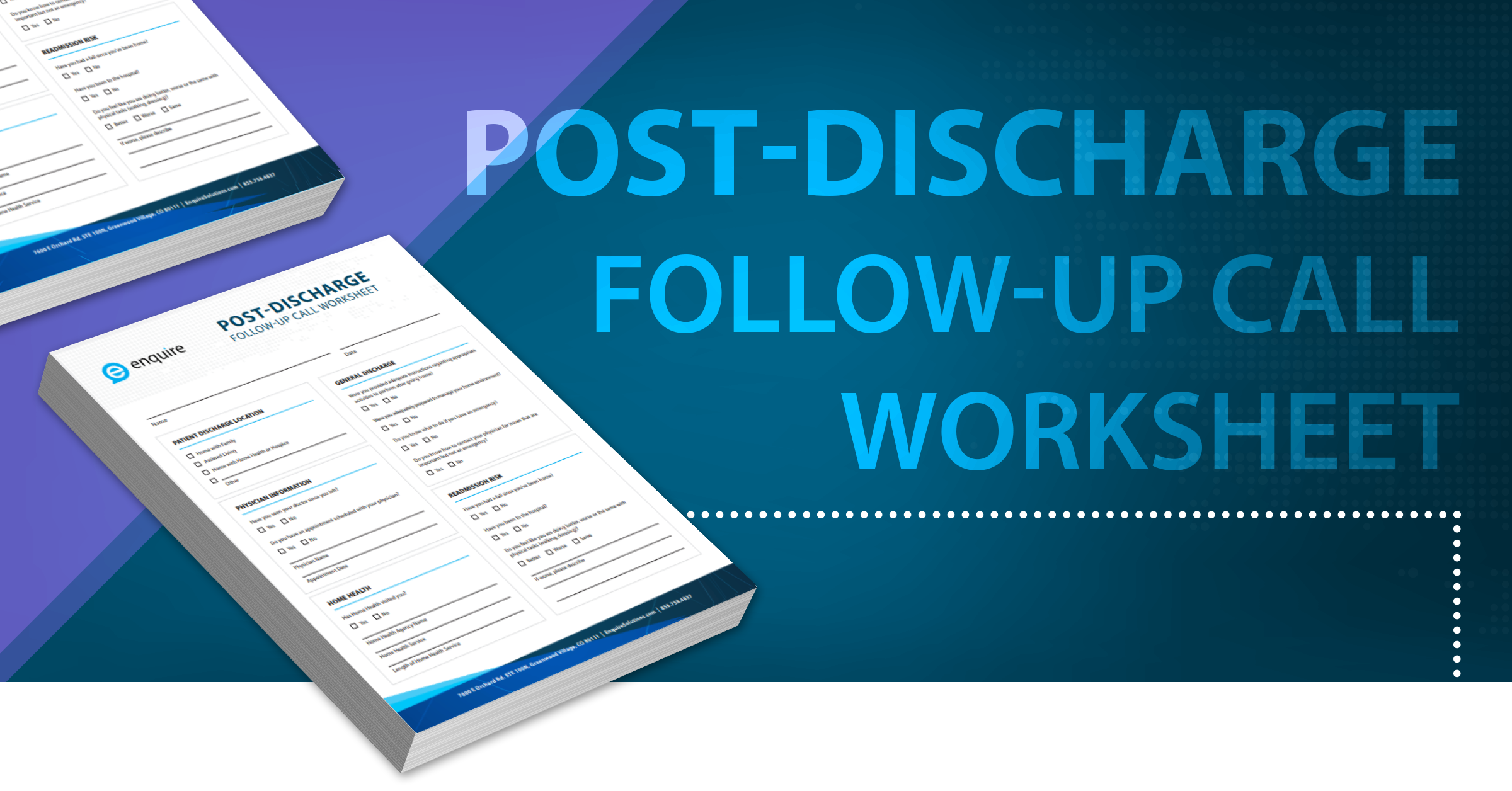 Post-Discharge Follow-up Call Worksheet
