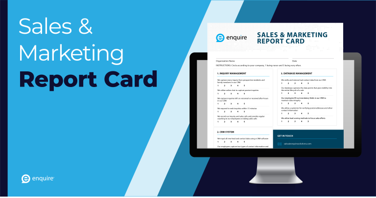 Sales & Marketing Report Card